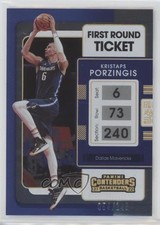 2021-22 Panini Contenders 1st Round Ticket 54/149 Kristaps Porzingis #38 5h0