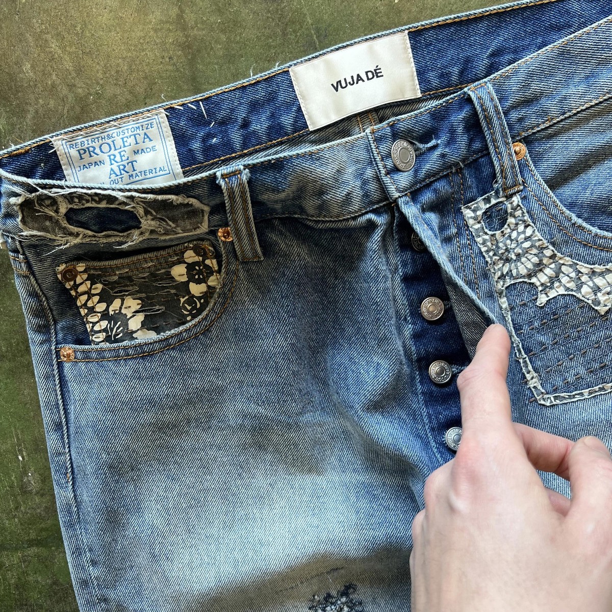 Vuja De Proleta Re Art Boro Denim 33x33 Japan Made | eBay