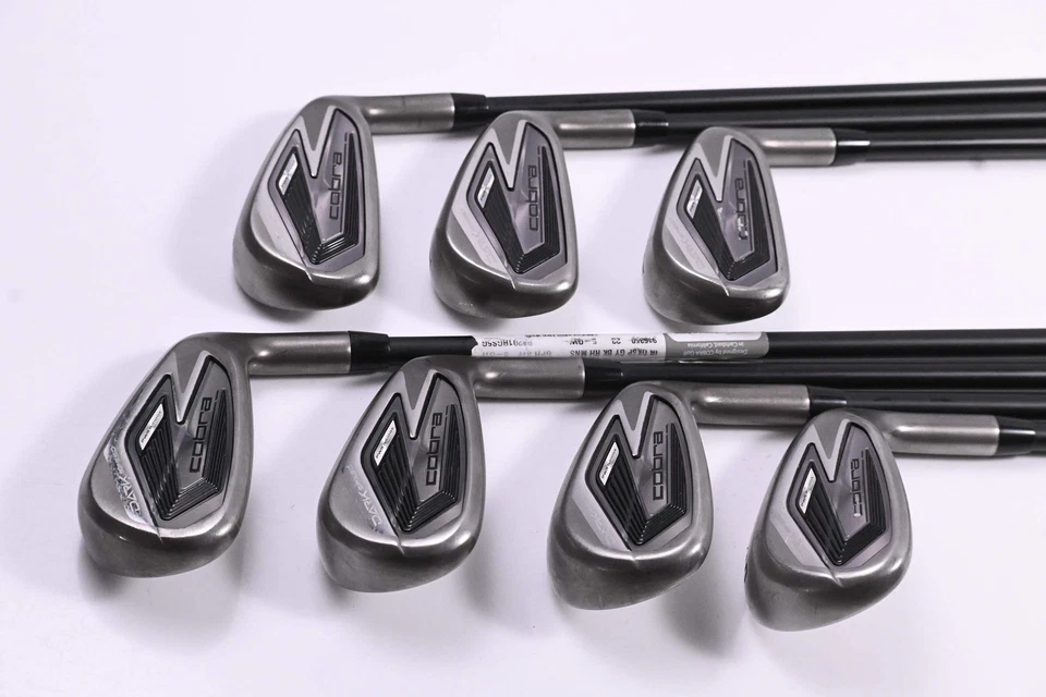 Cobra Darkspeed Irons / 5-PW+GW / Stiff Flex KBS PGI 85 Shafts - Image 2 of 4
