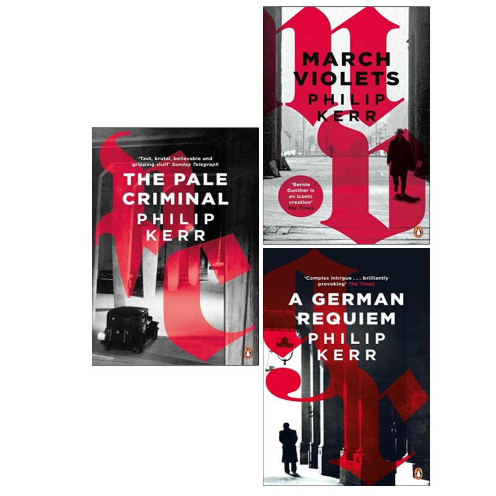 Bernie Gunther Series 3 Books Collection Set By Philip Kerr The Pale Criminal
