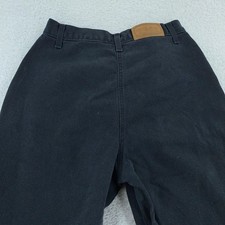 Vtg 90s Rockies Pants Womens ACTUAL 25x30 Black High Waist Straight Leg Western