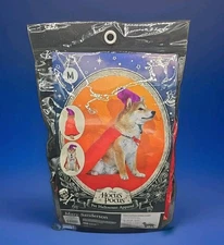 M Halloween Disney Hocus Pocus MARY Sanderson Dog Costume MEDIUM Wig & Kape