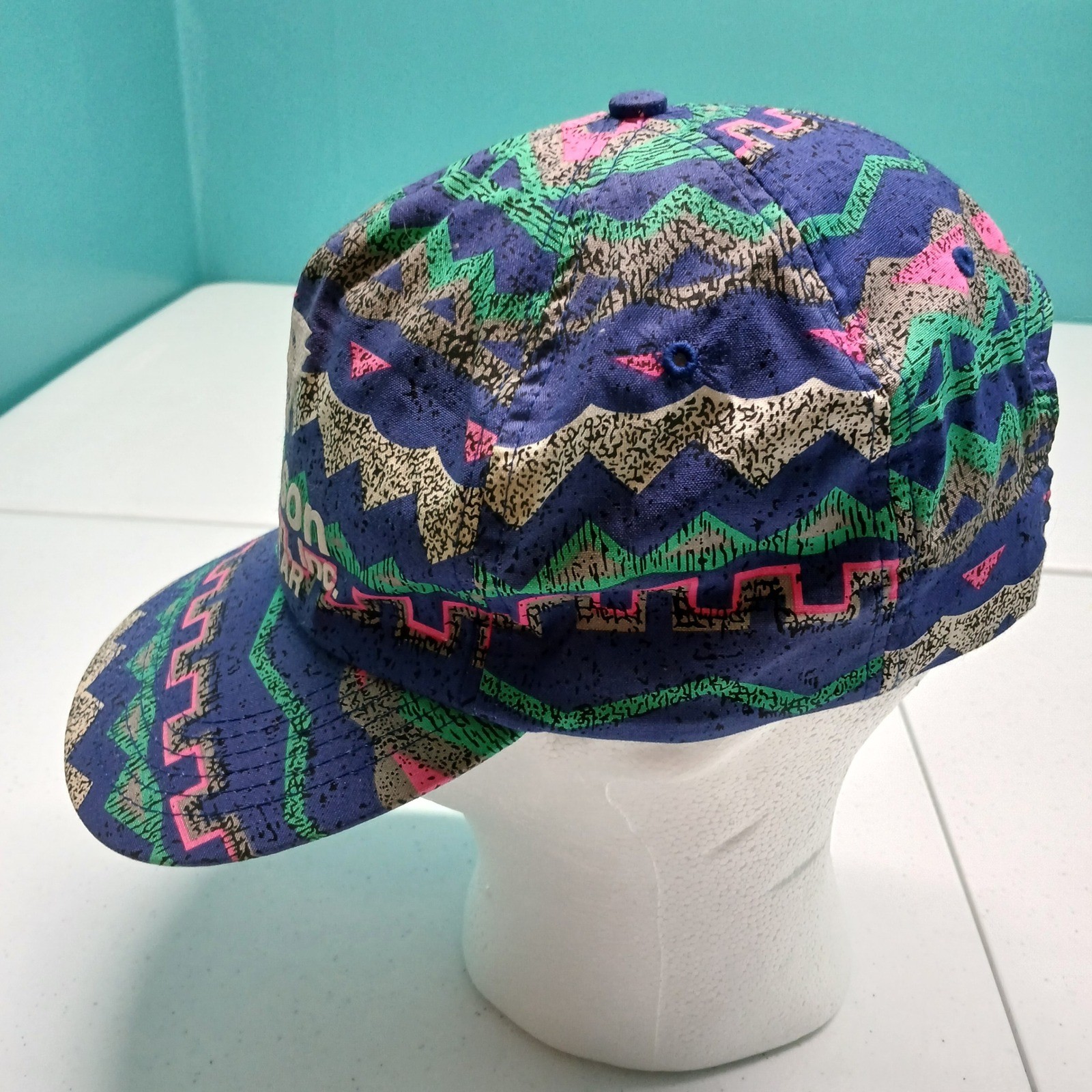 Wilkinson Construction Snapback Baseball Cap Blue… - image 4