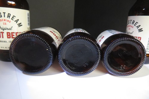SIX-PACK MILLSTREAM BREWING CO. ORIGINAL Root Beer Bottles EMPTY - Amana, Iowa - Picture 11 of 21