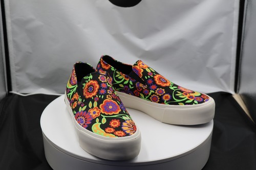 SeaVees Baja Platform Liberty Paisley Sneakers Sz 9.5 Flowers Slip On - Picture 3 of 10