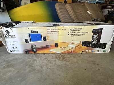 DIVINCI 6 Piece H.T.System DA 6.1 Pro Series Home Theater Speakers 800W 