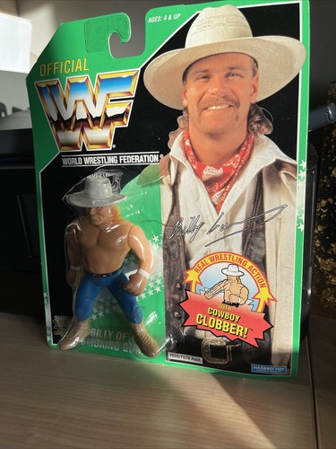 WWE BILLY GUNN HASBRO WRESTLING ACTION FIGURE BACK...