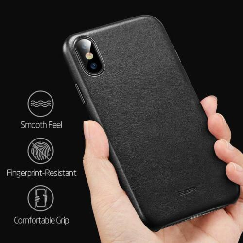 ESR Premium Luxury Oxford Leather Case Cover for Apple iPhone XS Max Black - Picture 7 of 7