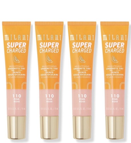 4 Milani Super Charged Brightening Undereye Tint - 110 Pink Rose - 0.51oz