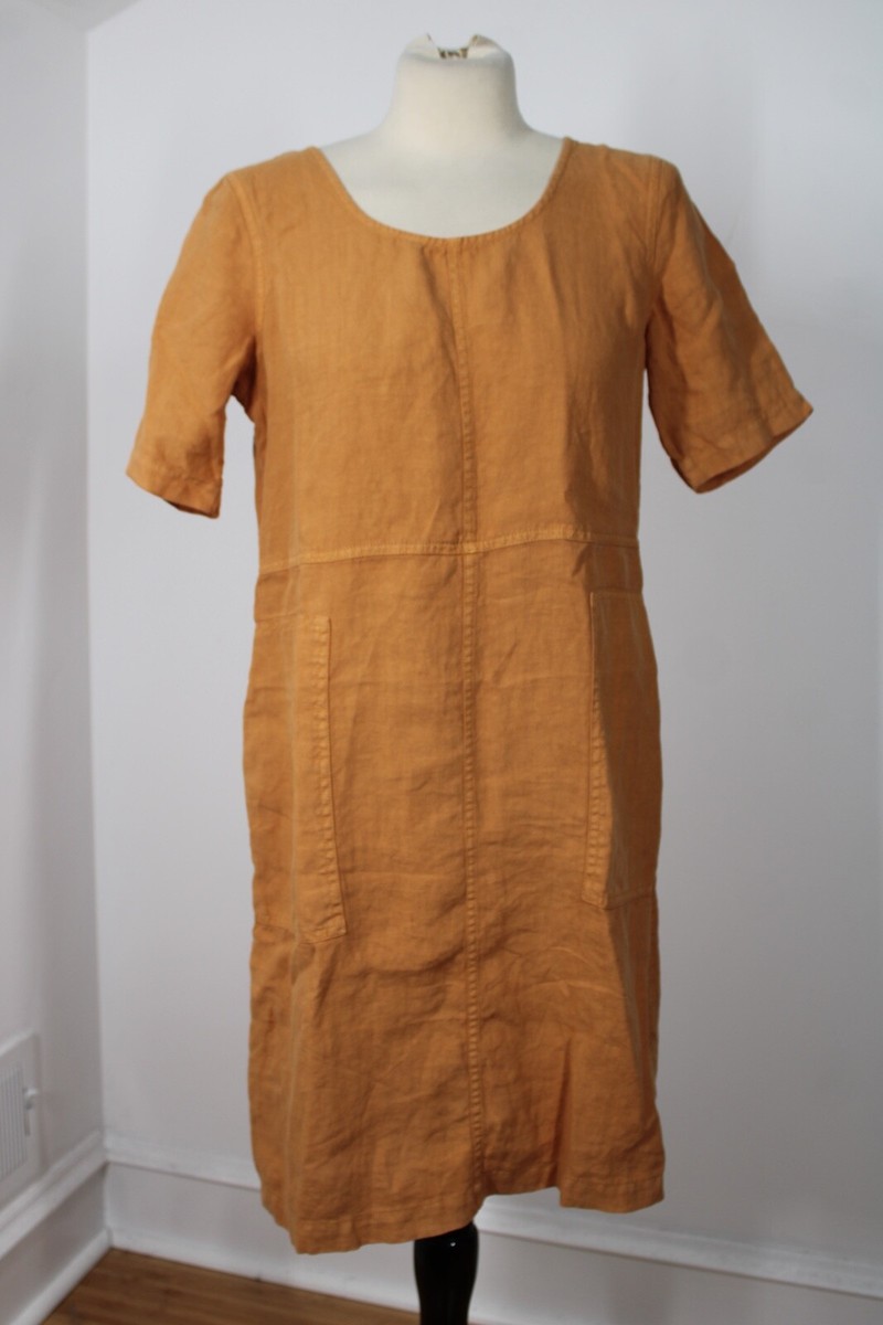 Pure J Jill XS Orange Garment Dyed Linen Short Sleeve Shift Dress Pockets | eBay Pure J Jill XS Orange Garment Dyed Linen Short Sleeve Shift Dress Pockets | eBay