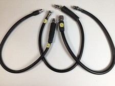 3 Different DACOR Low Pressure Regulator Hoses SCUBA Diving Vintage