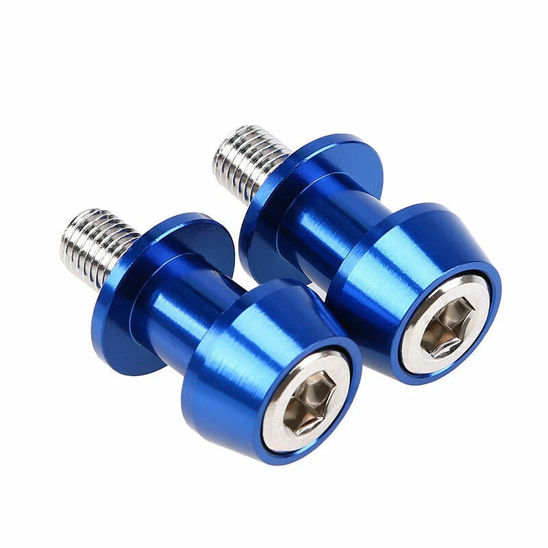 Par de carretes basculantes tornillos de soporte deslizante para motocicleta con perno de rosca de 10 mm Foto 4 de 4