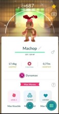Pokémon Go - Shiny Dynamax Machop -  P T C -...