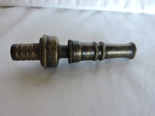 Mosiężna vintage regulowana dysza węża wodnego z wkładką