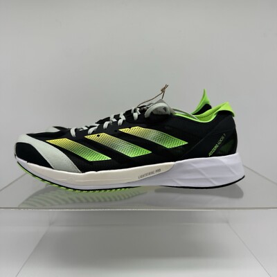 Brand New Adidas Adizero ADIOS 7 Black Volt Green GY8408 Running Women s Size 10