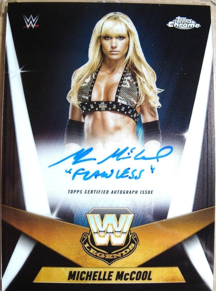 2025 Topps Chrome WWE - Michelle McCool #LCA-MM for sale | eBay