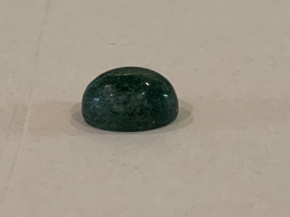 Green Aventurine Loose Gemstone 7.22 ct. Oval Cabochon - Image 4 of 4