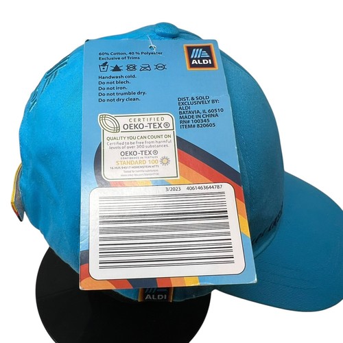 Aldi Gear Lot of 2 Hat Cap Bucket Baseball Strapback Grocery Store Gear Dad NWT - Picture 7 of 12