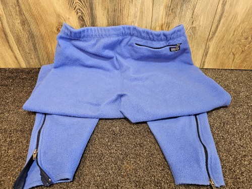Vintage Patagonia Purple Fleece Sweat Pants Joggers Kids USA Size Large - Picture 3 of 3