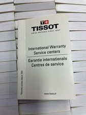 Centres De Service Garantie Internationale TISSOT Pour Montres 139-1N Manuel