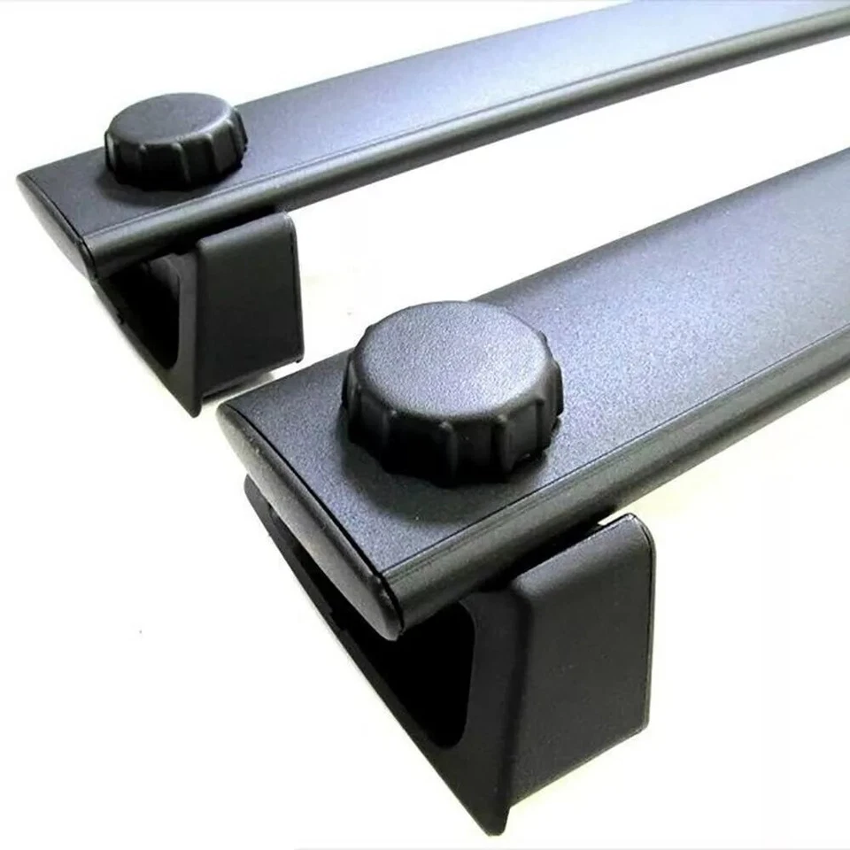 Barras transversales de techo para Jeep Commander 2006-2010 2 piezas aluminio negro Foto 4 de 4