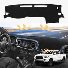 Dashboard Pad Dash Mat Cover Non-Slip UV Protector For 2016-2023 Toyota Tacoma
