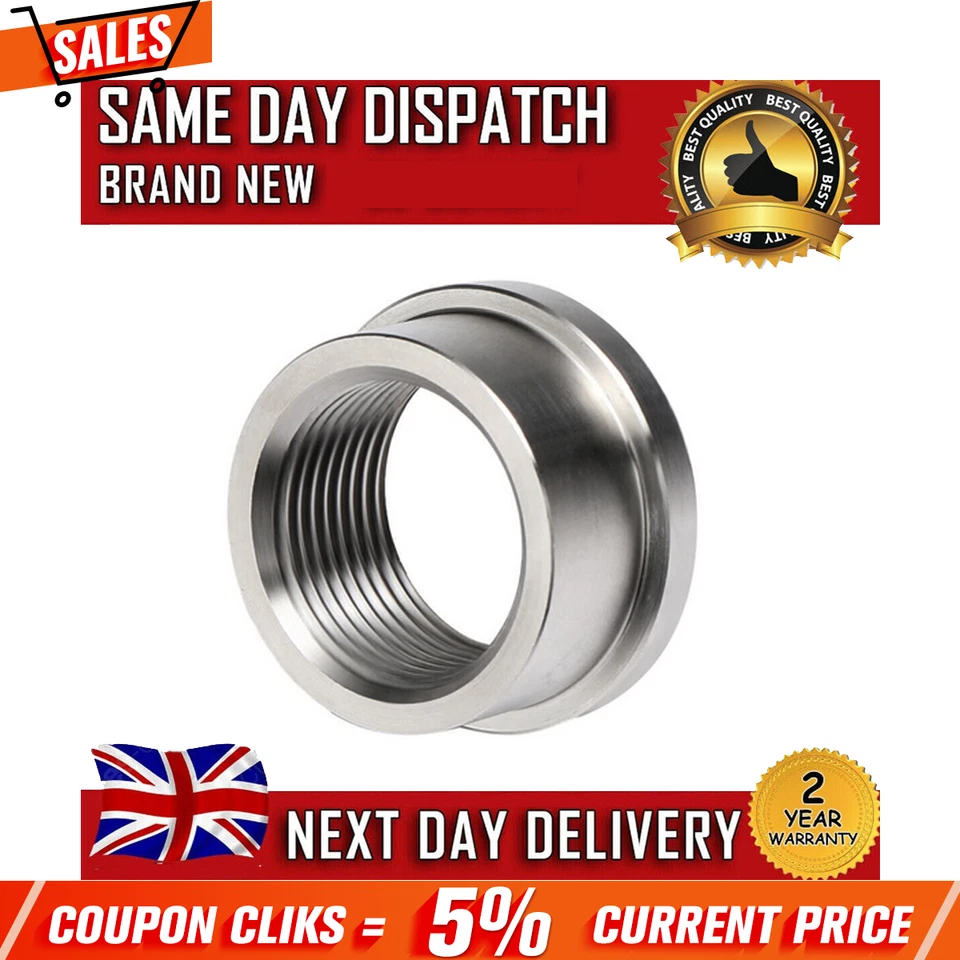 GEARZAAR NOX Sensor Lambda Boss Repair Exhaust Nut M22 x 1.5mm 304 Stainless Steel