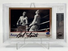 Bob Foster 1991 Kayo Boxing #48 Signed Autograph Beckett BAS *27