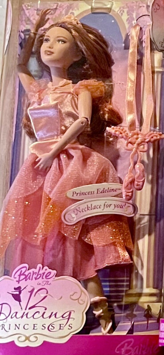 Barbie In The 12 Dancing Princesses Edeline Doll With Necklace For