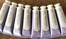 8 (eight) DRY HAND RELIEF 1oz Travel GLYCERIN HAND CREAM Bath and & Body Works