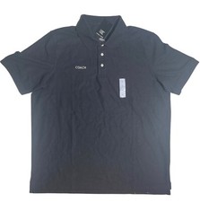 COACH Polo Shirt, black size Xlarge new tag, embroidery coach on right chest