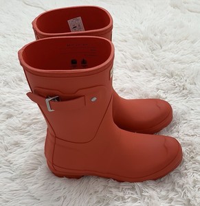 orange hunter boots