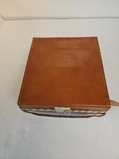 Vintage 1960's POLAROID Folding Land Camera MODEL J66 in Original Leather Case