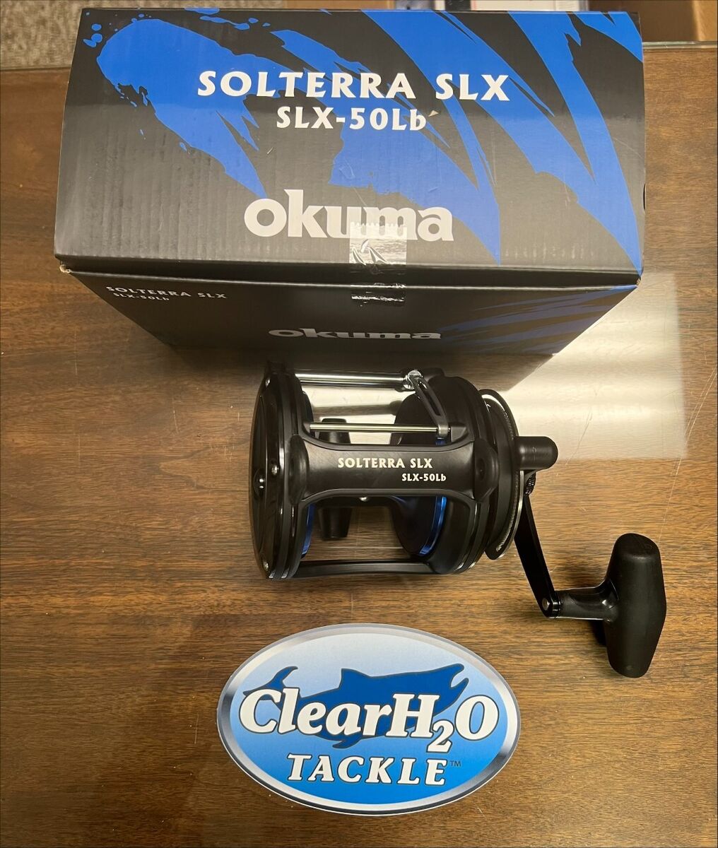 OKUMA SOLTERRA SLX-50LB LEVELWIND TROLLING REEL