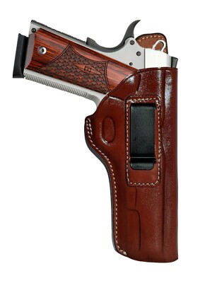 COLT 1911  4'' 4.25'' IWB Concealed carry  Hand Made Leather Holster BL1