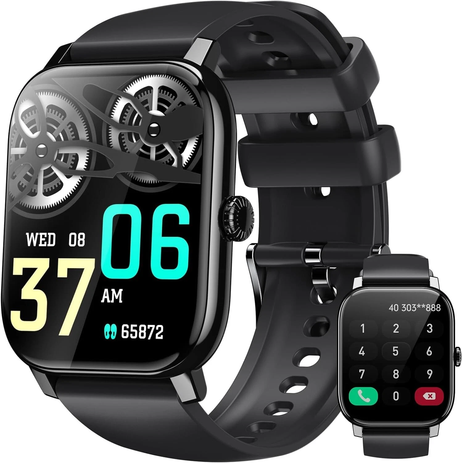 Smartwatch Men's Phone Function Wristwatch Sport Watch for iPhone Samsung Huawei