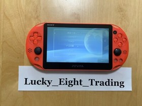 PS Vita Neon Orange PCH 2000 Za24 Console only PSV Slim [H]