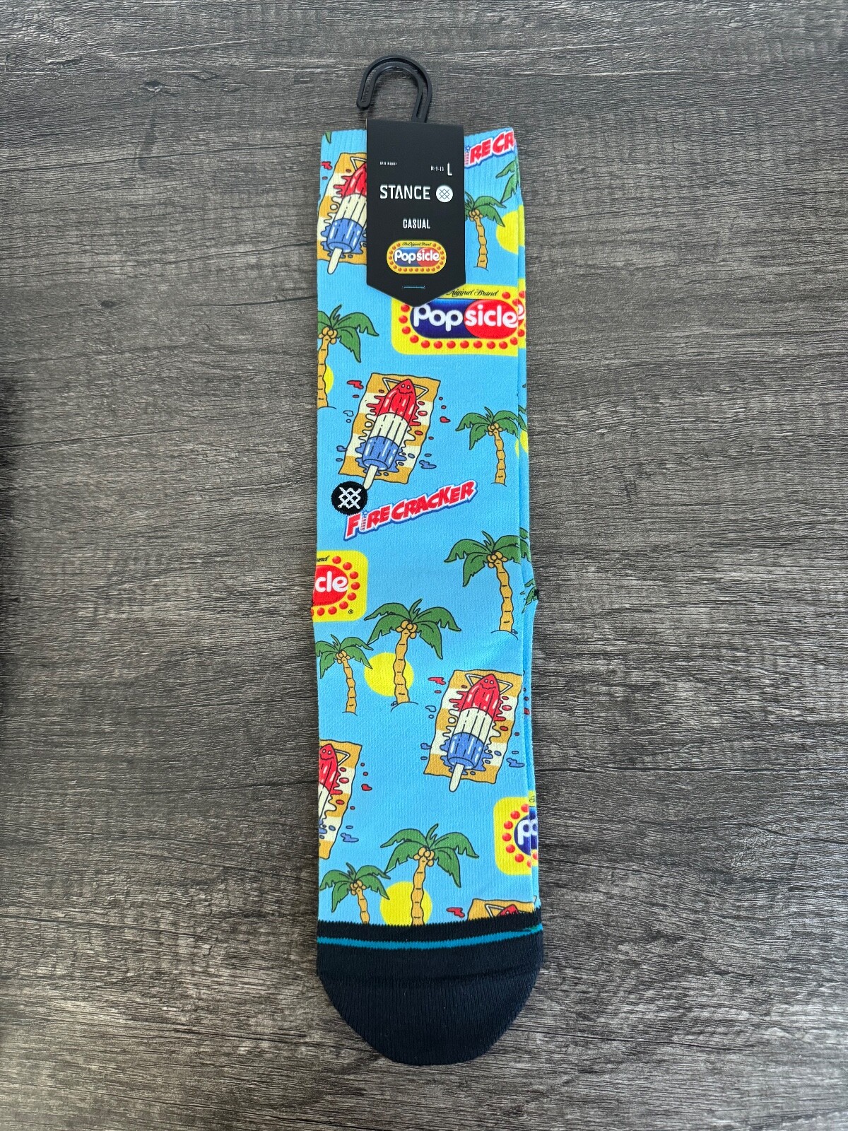 Stance Original Brand Popsicle Crew Socks Mens Large 9-13 NWT  