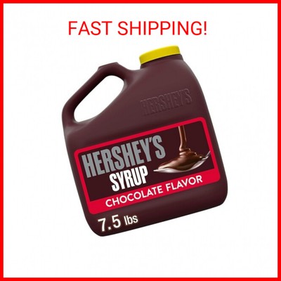 HERSHEY'S Chocolate Flavored Syrup Bulk Jug, 7 lb 8 oz