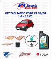 KIT TAGLIANDO FORD KA 1.0cc 1.3cc 98-08 - 3 FILTRI 4 LITRI SYNTIUM 10W40