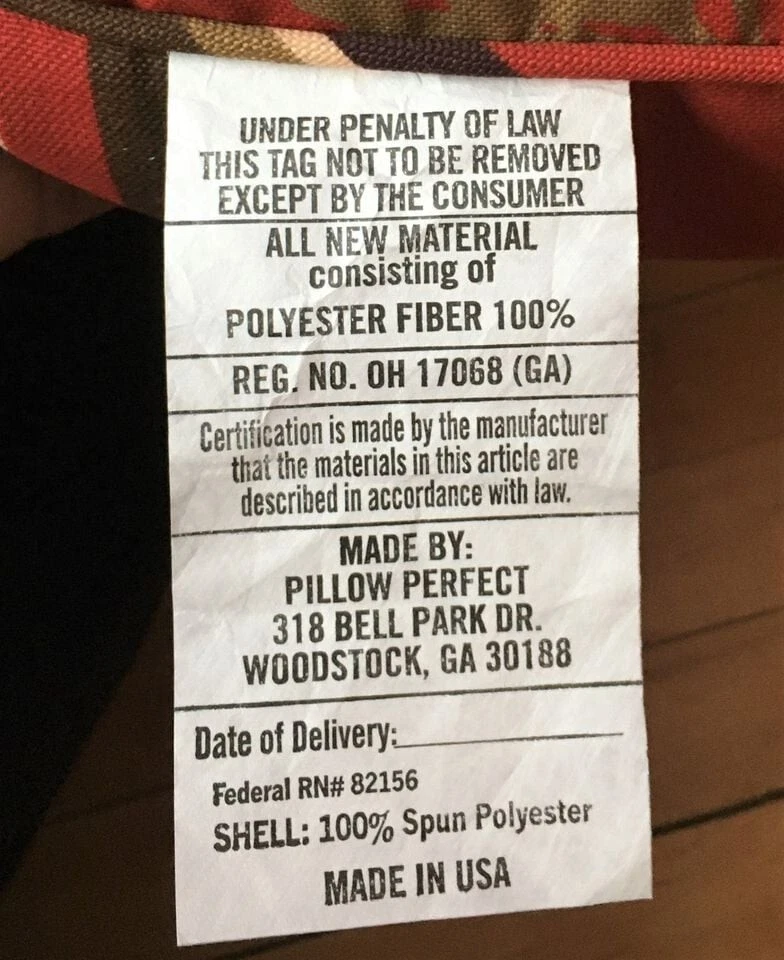 2-Pack Pillow Perfect Outdoor/Indoor Throw Pillows 24.5"x16.5" Red Floral/Stripe - Image 3 of 4