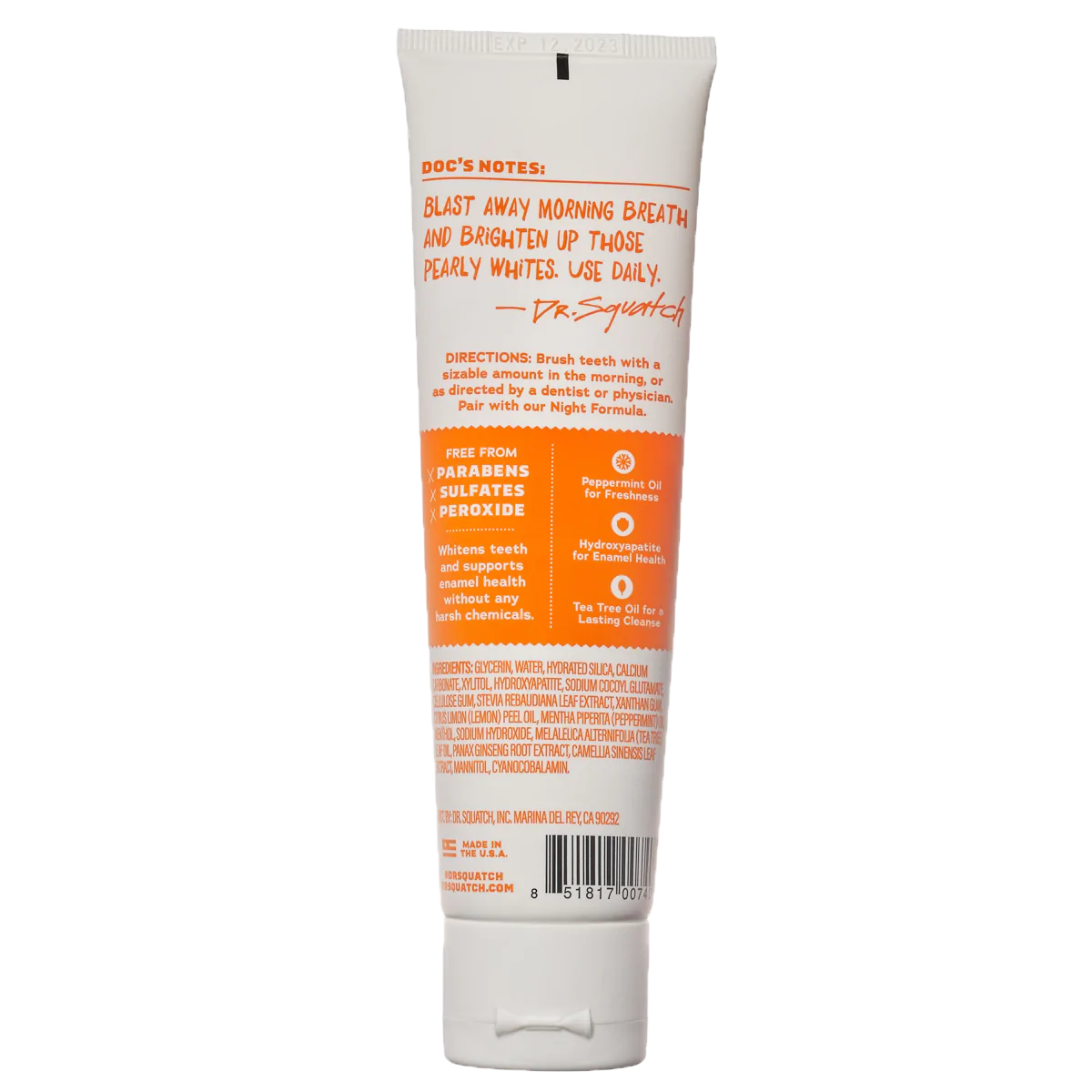 toothpaste dr squatch