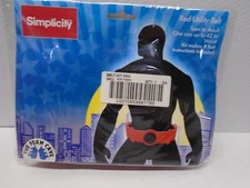 SIMPLICITY RED UTILITY BELT TEEN - ADULT UP TO 42IN WAIST NEW Cosplay Super Hero