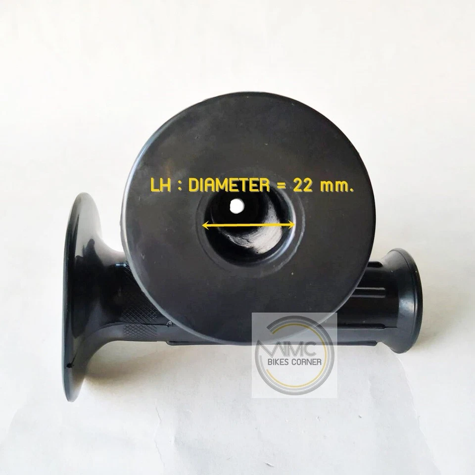 MANGO EMPUÑADURA GOMA PARA HONDA XL100 '75-'78 XL125 '74-'78 XL250 '76 XL350 '76-'78 Foto 3 de 4