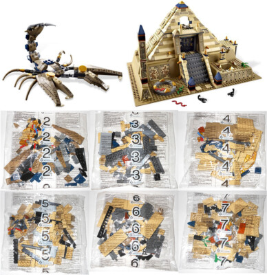LEGO 7327 Scorpion Pyramid: NEW SEALED BAGS ONLY -- Pharaoh's  Quest