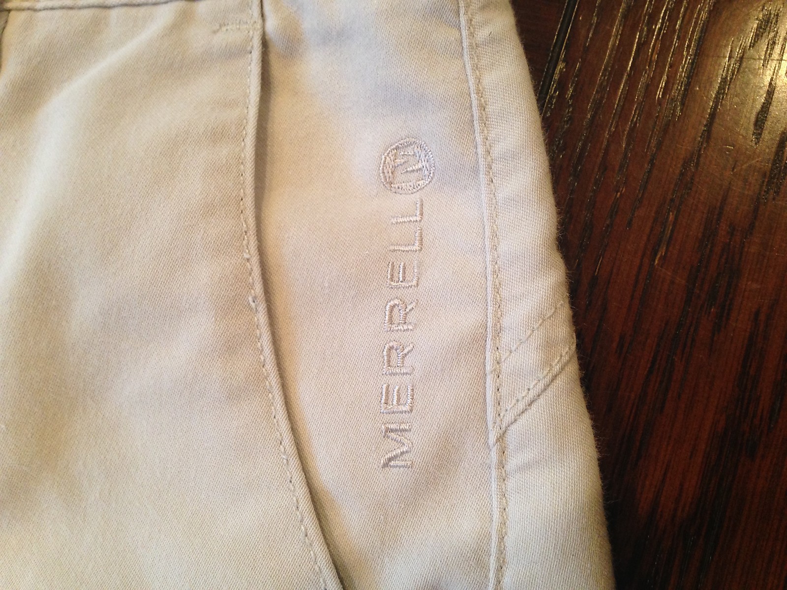 Pantaloncini donna MERRELL trekking outdoor beige taglia 10 E.U.C