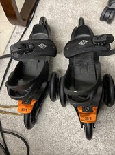 Cardiff Skate Co. Model S1 Adjustable Skates, Size 4-13 Boys/Men, 5.5-14 Women