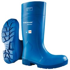 Dunlop Steel Toe Purofort FoodPro MultiGrip Safety Boots - Blue #51631 - Sz 16