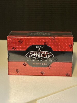 2023 Wild Card Metallix Football Promo Box. 5 Cards 1/1 Per Box