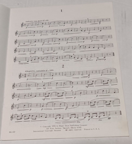 Legato Etudes for Trumpet (based on Concone Vocalises, op. 9) / Alan D. Roselieb - Picture 3 of 3